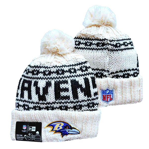 Baltimore Ravens Knit Hats 082